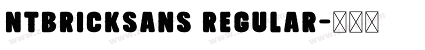 NTBrickSans Regular字体转换 NTBrickSans Regular字体转换